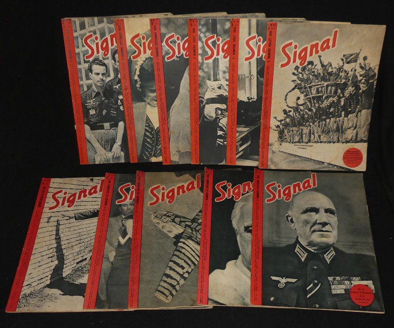 Signal - année 1943 - n°13 + 15 à 24 (11 numéros)