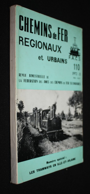 Chemins de fer régionaux et urbains (n°110, 1972-II) : les tramways en Ille et Vilaine