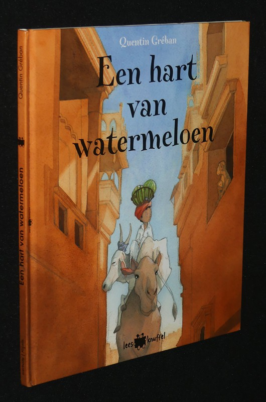 Een hart van watermeloen