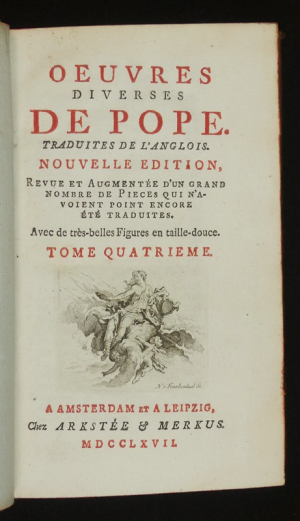 Oeuvres diverses de Pope, traduites de l'anglois (Tome 4)