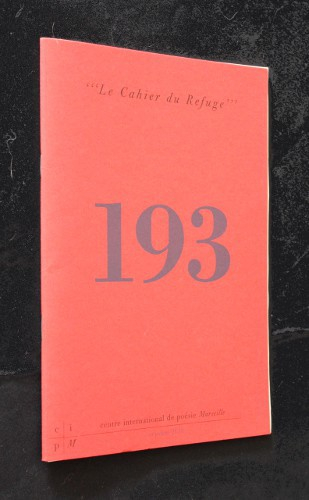 'Le Cahier du Refuge' n°193 (octobre 2010)