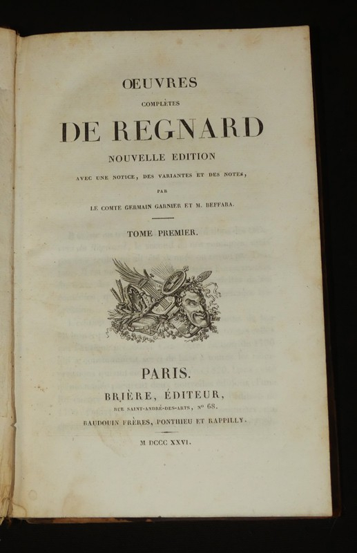Oeuvres complètes de Regnard (6 volumes)