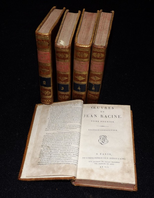 Oeuvres de Jean Racine (tomes 1 à 5)