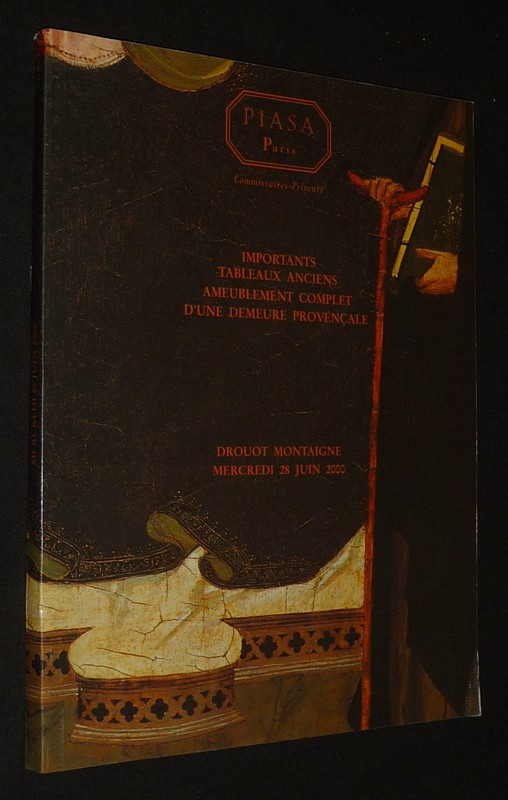 Piasa - Importants tableaux anciens, ameublement complet d'une demeure provençale (Drouot Montaigne, 28 juin 2000)