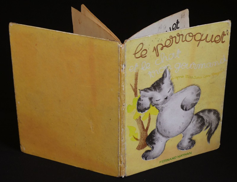 Le Perroquet et le chat trop gourmand