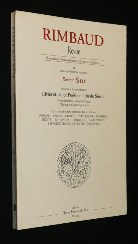 Rimbaud Revue (n°16-17, 1999)