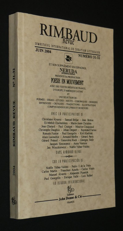 Rimbaud Revue (13e année, n°31-32, juin 2004)