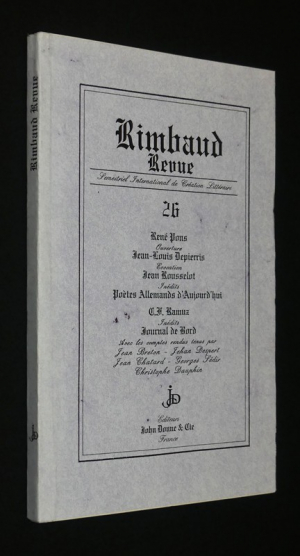 Rimbaud Revue (IXe année, n°26, 2001)