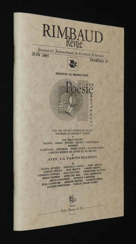 Rimbaud Revue (12e année, n°35, juin 2005)