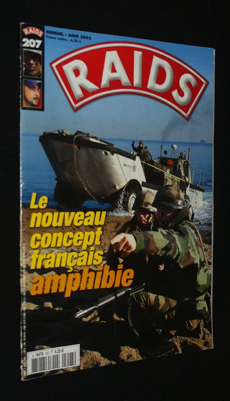 Raids (n°207, août 2003 ) : le nouveau concept français amphibie