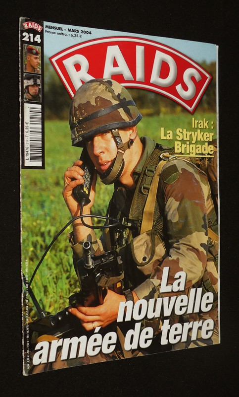 Raids (n°214, mars 2004 ) : la nouvelle armée de terre