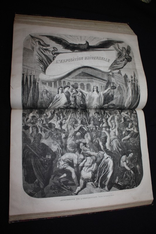 le journal illustré, 1866, 1867 (quelques manques) et quelques numéros de 1864, 1868, 1869
