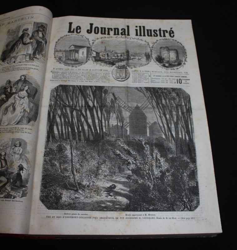 le journal illustré, 1866, 1867 (quelques manques) et quelques numéros de 1864, 1868, 1869