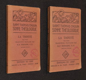 Somme théologique. La Trinité (2 tomes)