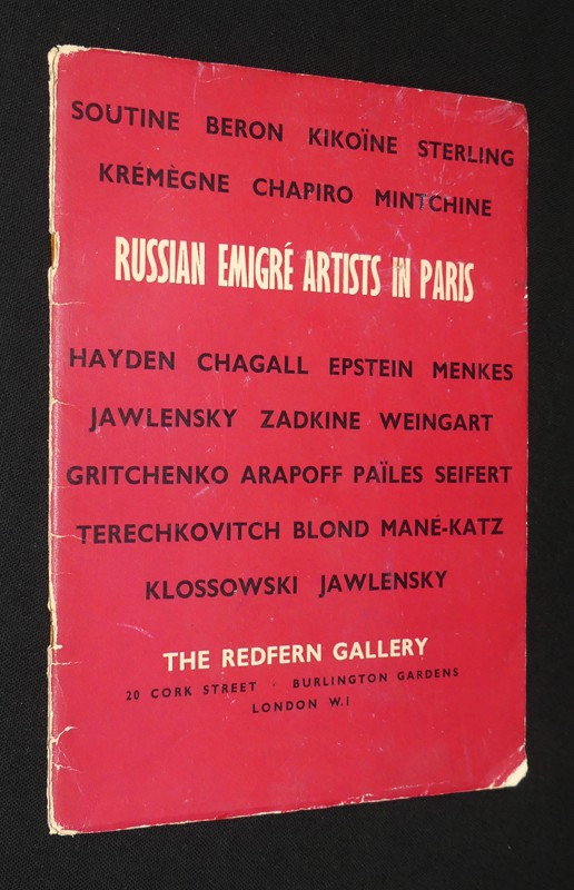 Russian Emigré Artists in Paris