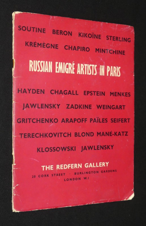 Russian Emigré Artists in Paris