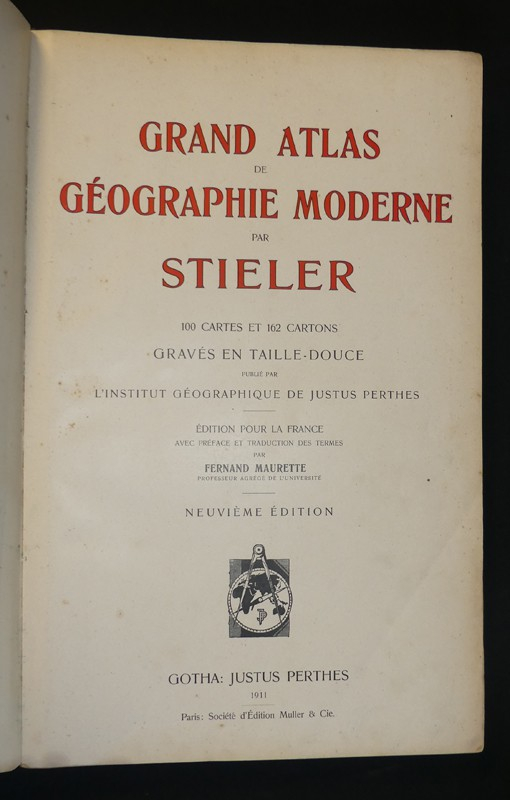 Grand atlas de géographie moderne