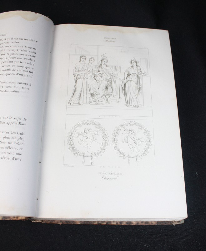 Herculanum et Pompéi (Tome 3) Recueil général des peintures, bronzes, mosaïques,  etc. découverts jusqu'à ce jour, et reproduits d'après Le Antichita di Ercolano, il Museo Borbonico et tous les ouvrages analogues. Tableaux paysages