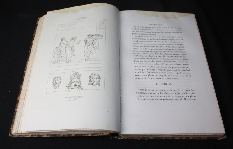 Herculanum et Pompéi (Tome 3) Recueil général des peintures, bronzes, mosaïques,  etc. découverts jusqu'à ce jour, et reproduits d'après Le Antichita di Ercolano, il Museo Borbonico et tous les ouvrages analogues. Tableaux paysages
