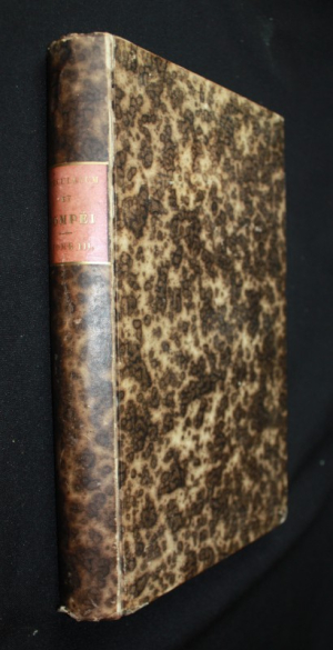 Herculanum et Pompéi (Tome 3) Recueil général des peintures, bronzes, mosaïques,  etc. découverts jusqu'à ce jour, et reproduits d'après Le Antichita di Ercolano, il Museo Borbonico et tous les ouvrages analogues. Tableaux paysages