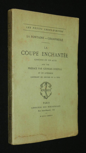 La coupe enchantée (comédie en un acte)