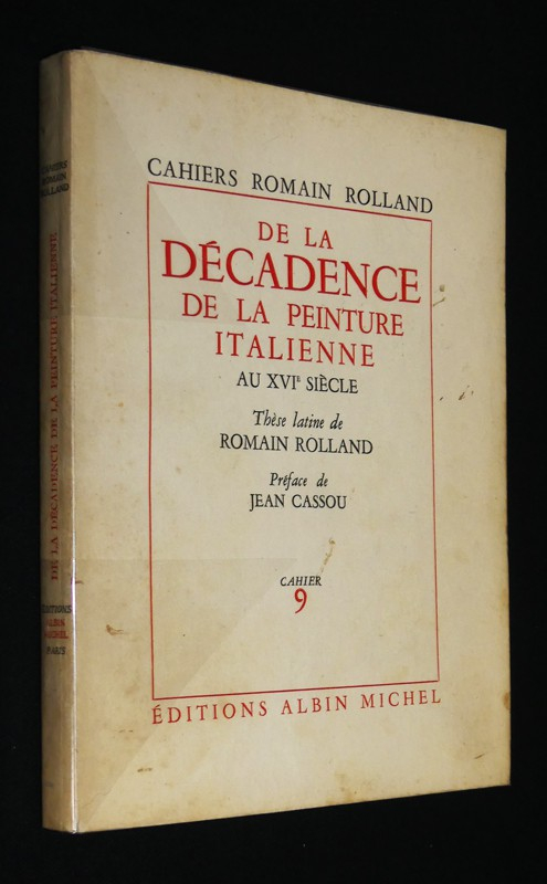 De la décadence de la peinture italienne au XVI° siècle