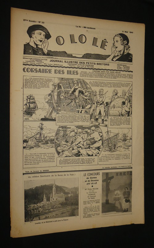 Ololê. Journal illustré des petits bretons (n°2, 11 mai 1941)