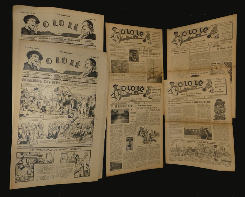 Ololê. Journal illustré des petits bretons (6 numéros : 14, 22, 112, 116, 114, 128)