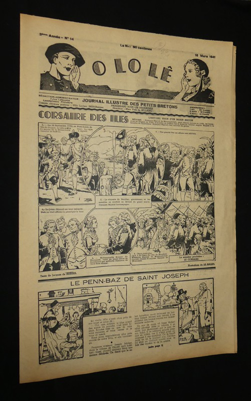 Ololê. Journal illustré des petits bretons (5 numéros : 14, 22, 114, 116)