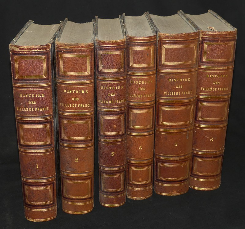 Histoire des villes de France avec une introduction générale pour chaque province (6 volumes)