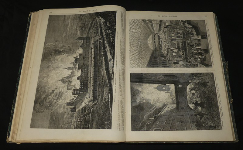 Le Monde illustré, journal hebdomadaire, année 1872 (2 volumes)