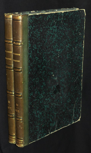 Le Monde illustré, journal hebdomadaire, année 1872 (2 volumes)