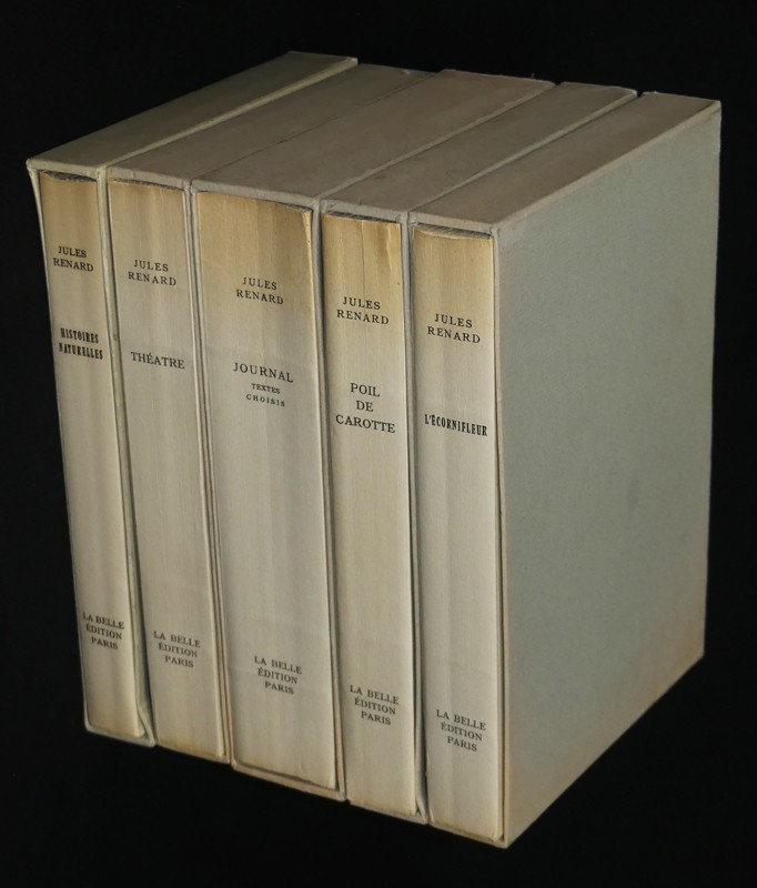 Oeuvres de Jules Renard  (5 volumes sur six)