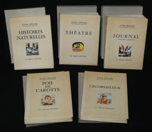 Oeuvres de Jules Renard  (5 volumes sur six)