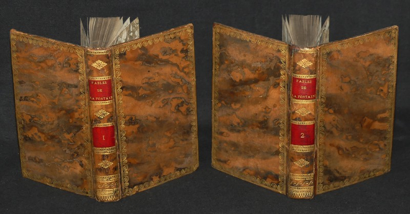 Les fables de La Fontaine suivies d'Adonis, poème ( deux volumes)
