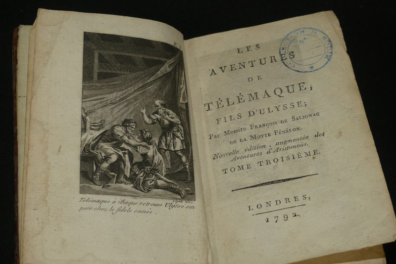 Les aventures de Télémaque, fils d'Ulysse, tome troisième