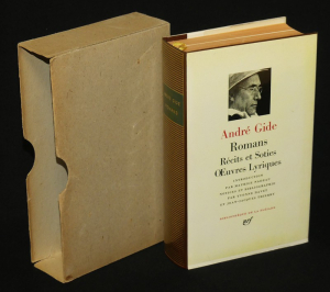 Romans - Récits et soties - Oeuvres lyriques . André Gide (Bibliothèque de la Pléiade)