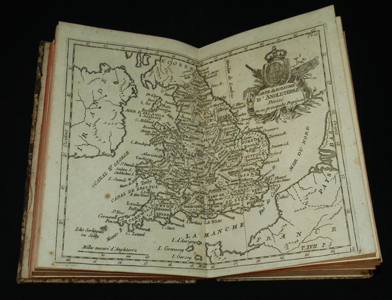 Atlas ou collection de cartes géographiques pour l'intelligence du voyageur françois ou la connoissance de l'ancien et du nouveau monde