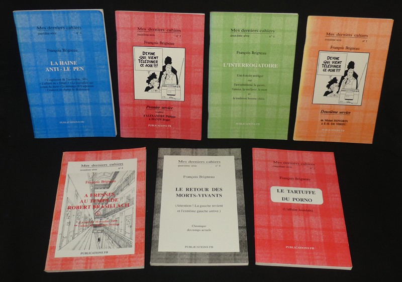 Lot de 7 numéros de 