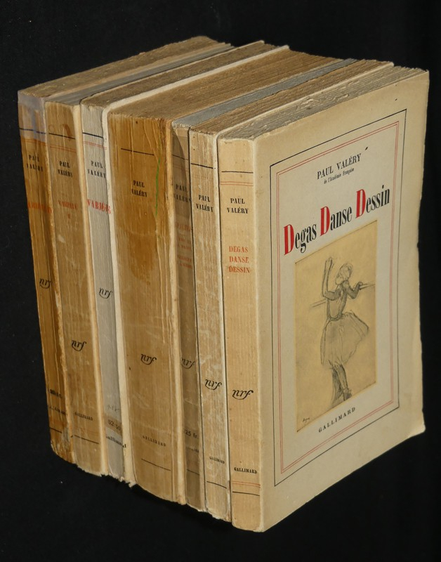 Degas Danse Dessin - Monsieur Teste - Eupalinos , l'âme et la danse, dialogue de l'arbre - Morceaux choisis - Variété - Variété II - Variété IV ( 7 volumes)