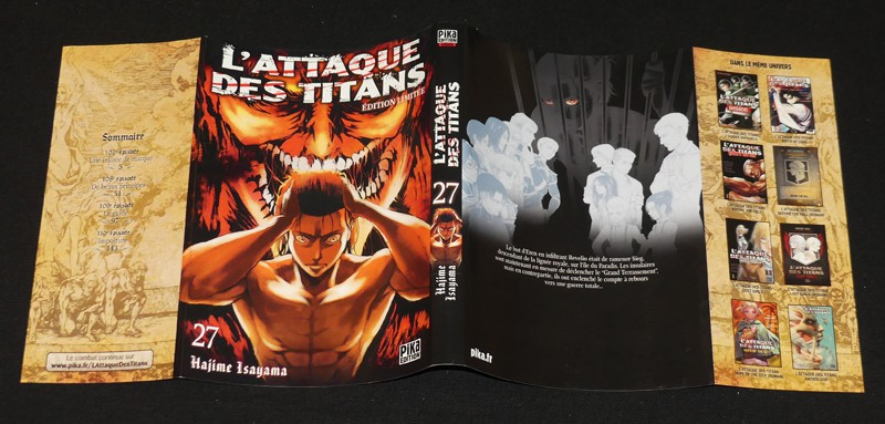 L'Attaque des Titans, Tome 27 (édition limitée)