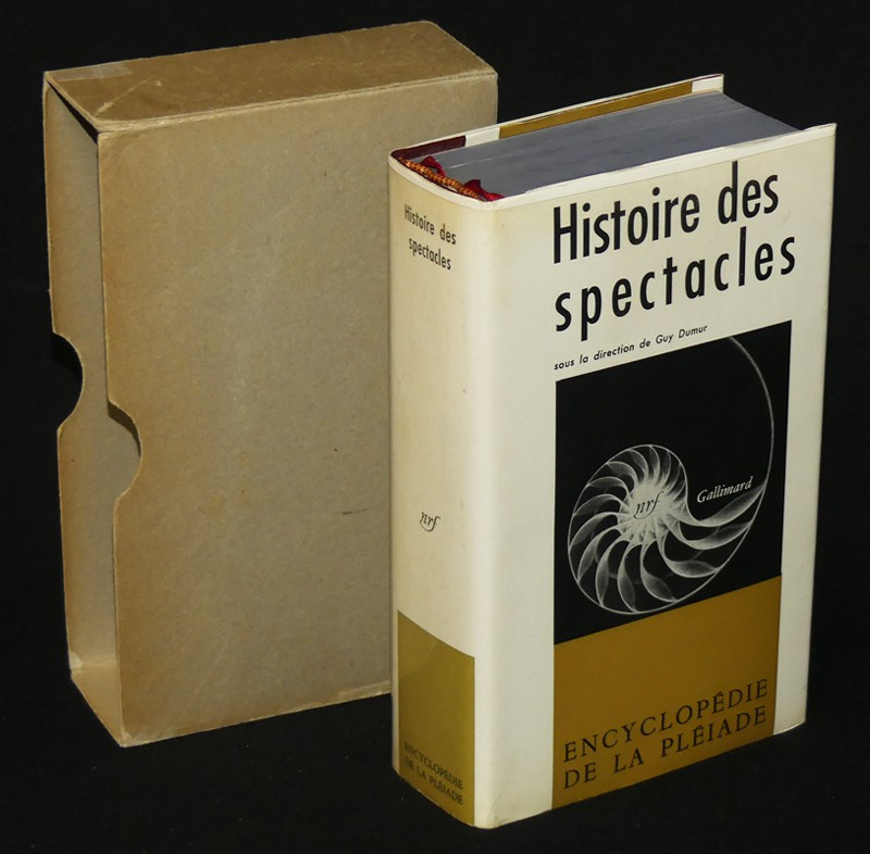 Histoire des spectacles (Encyclopédie de la Pléiade)
