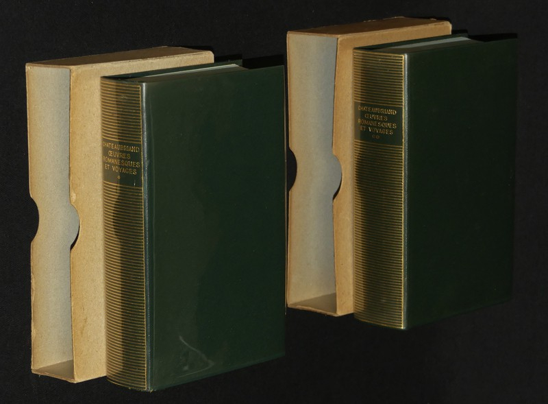 Oeuvres romanesques et voyages de Chateaubriand, Tomes 1 et 2 (Bibliothèque de la Pléiade)