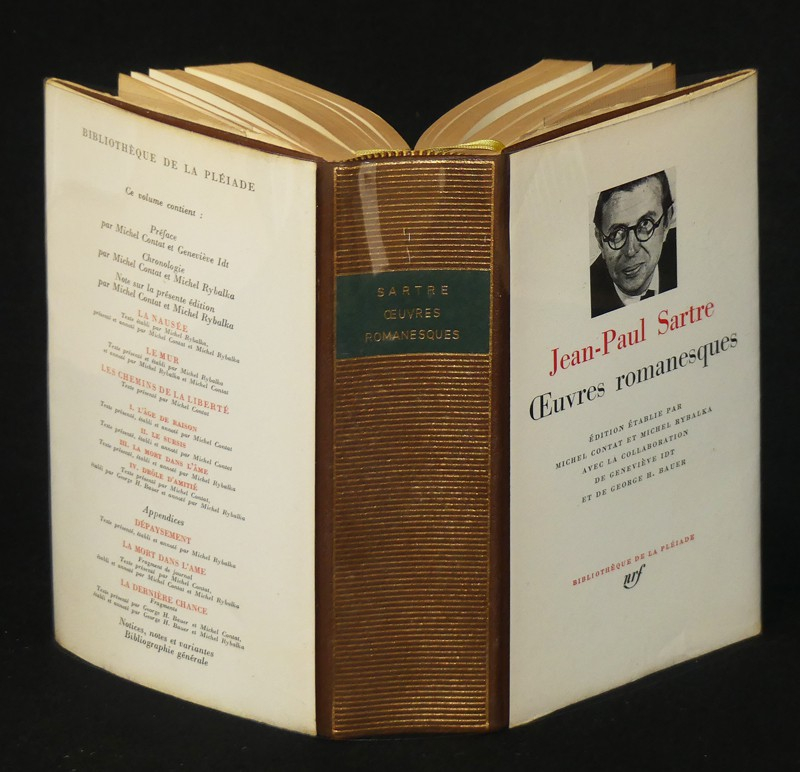 Oeuvres romanesques de Jean-Paul Sartre (Bibliothèque de la Pléiade)