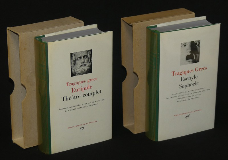 Tragiques grecs : Eschyle, Sophocle, euripide , deux volumes (Bibliothèque de la Pléiade)