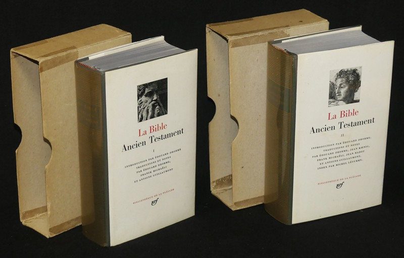 la Bible : Ancien Testament en 2 volumes ( Bibliothèque de La pléiade)