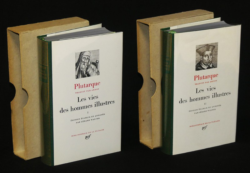 Les Vies des Hommes illustres de Plutarque, Tomes 1 et 2 (Bibliothèque de la Pléiade)