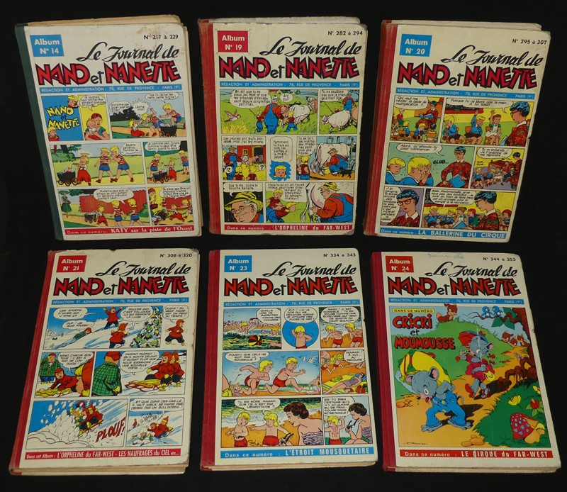 Le journal de Nano et Nanette (17 volumes)