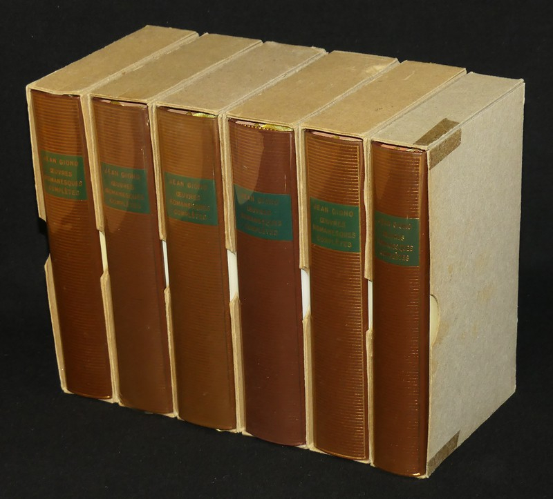 Oeuvres romanesques complètes de Jean Giono, Tomes 1 à 6 (Bibliothèque de la Pléiade)