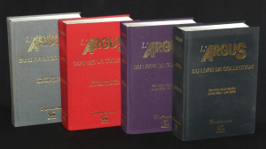 Lot de 4 tomes de "L'Argus du livre de collection" (juillet 1999 - juin 2003)